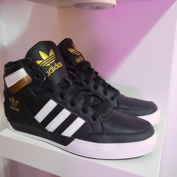 SOLD- Adidas Mens Hard Court High Top Sneakers - Picture 6 of 9